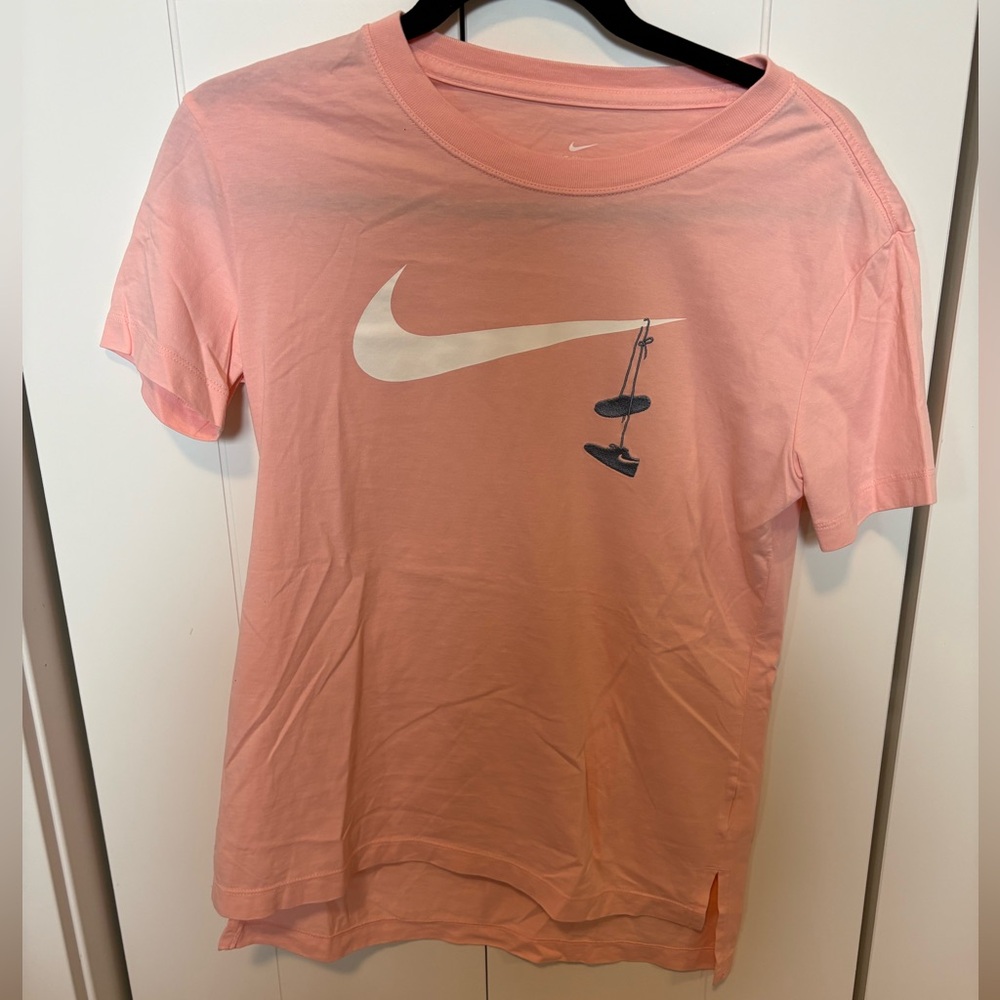 Nike Pink T-Shirt with Logo